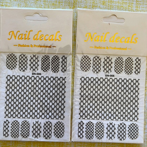 Nail stickers GUCCI style for all nails, HOT 🔥💯💅🎁3for1 💅🔥 - Picture 1 of 2